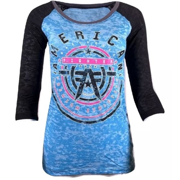 American Fighter Tops - AMERICAN FIGHTER Women's T-Shirt L/S GALLOWAY